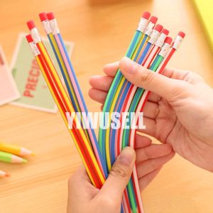 5pcs Colorful soft Bendable Flexible Pencils for sale 07-yiwusell.cn