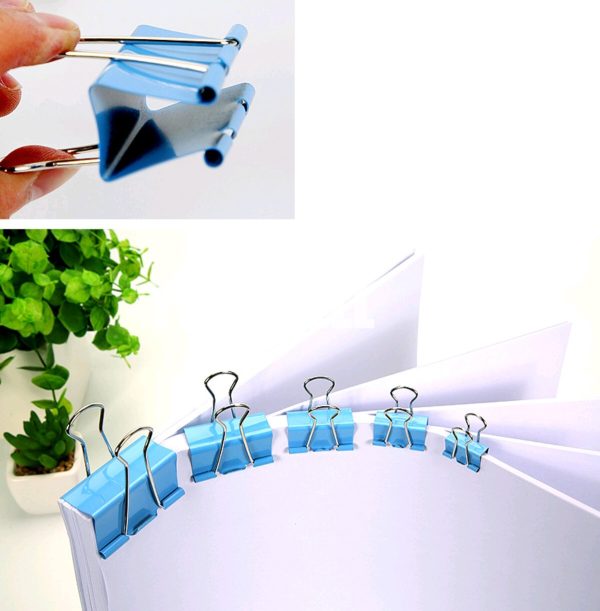 Best Colorful Metal Binder Clips 4pcs for sale 02-yiwusell.cn