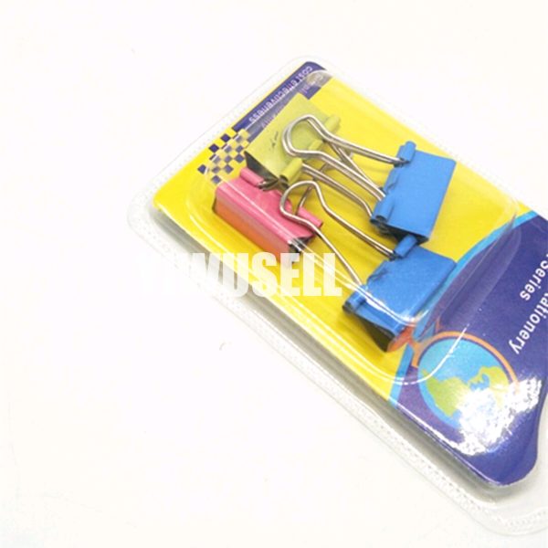 Best Colorful Metal Binder Clips 4pcs for sale 03-yiwusell.cn