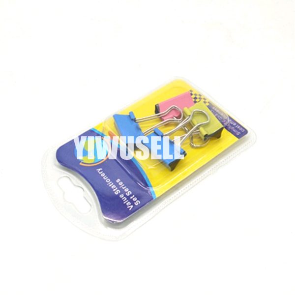Best Colorful Metal Binder Clips 4pcs for sale 04-yiwusell.cn