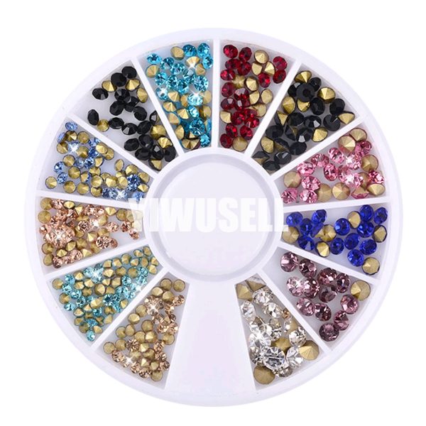 Best Nail Art Rhinestone Diamond for Nail Decoration Mixed Color for sale 04-yiwusell.cn