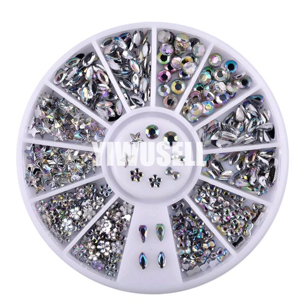 Best Nail Art Rhinestone Diamond for Nail Decoration Mixed Color for sale 08-yiwusell.cn