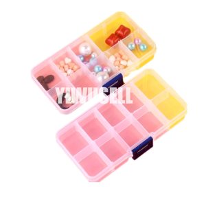 Best Transparent Plastic Grid Box Storage Organizer for sale 01-yiwusell.cn